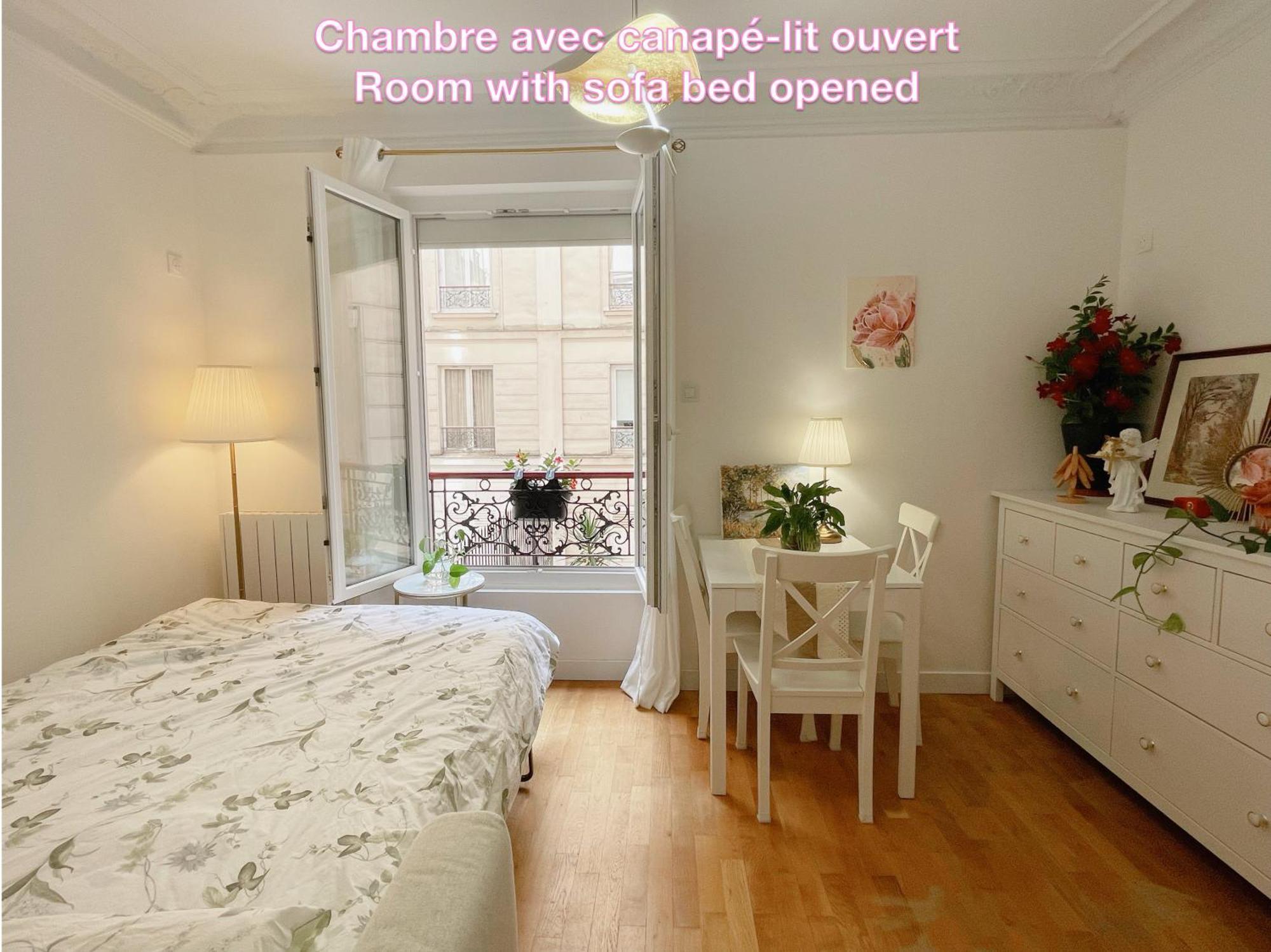 巴黎Chambre Privee, Sdb Partage, Arc De Triomphe, Metro 1, T3B, Rer C E A公寓 外观 照片